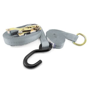 Ratchet Tie Down Kit with S-Hook & D-Ring