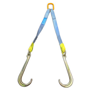 Towing V-Bridle With Eye Tow Hooks