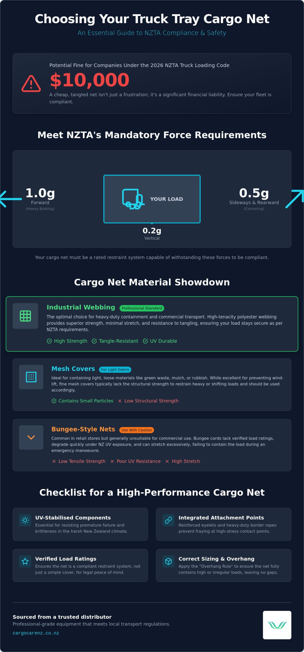 Choosing a Cargo Net for Truck Tray NZ: Professional Comparison Guide