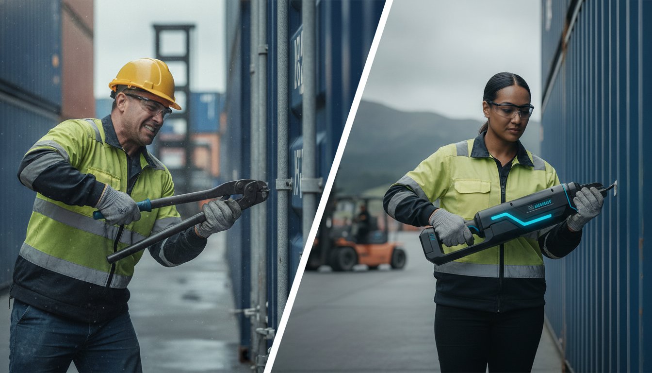 Manual vs Cordless: Choosing the Best Container Seal Cutter for Your Logistics Operation