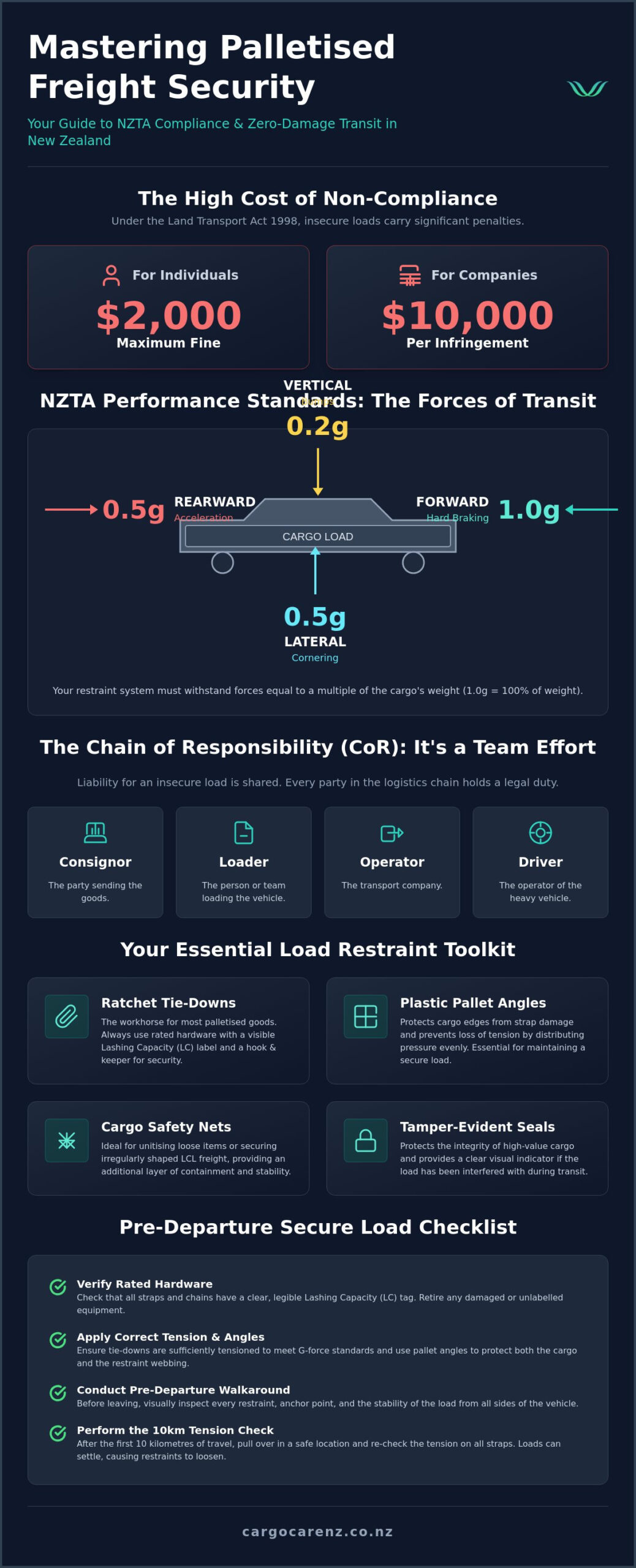 Securing Palletized Freight NZ: The Professional Guide to Load Restraint
