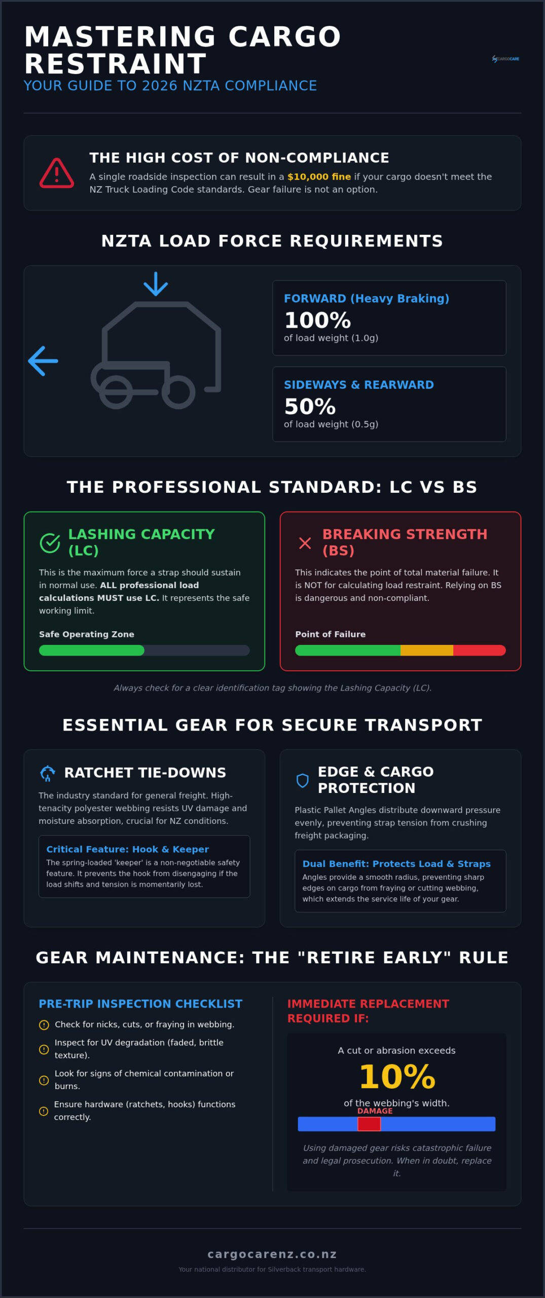 The Professional Guide to Load Restraint Straps in NZ: Standards and Selection