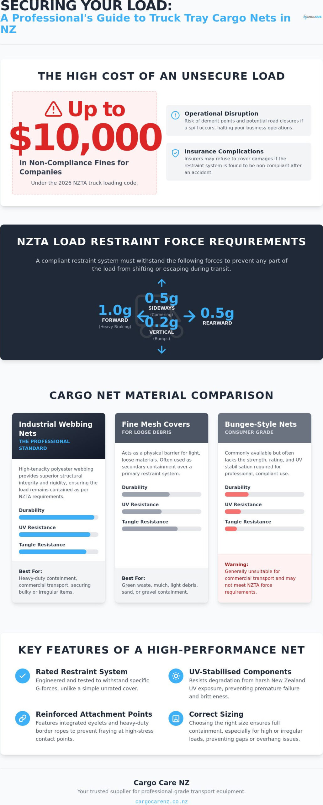 Choosing a Cargo Net for Truck Tray NZ: Professional Comparison Guide