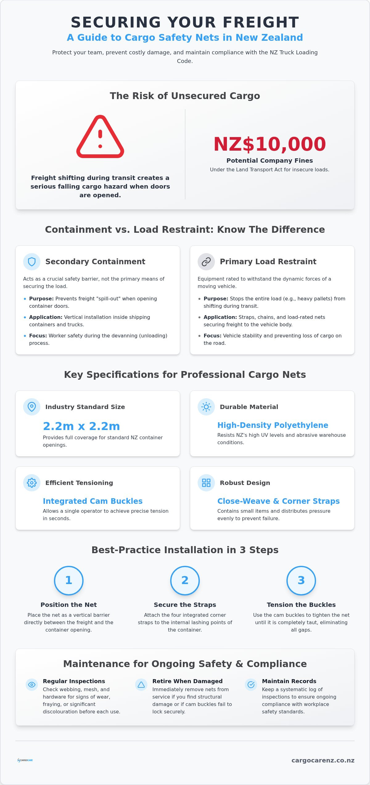 Cargo Safety Net NZ: The Professional Guide to Load Containment