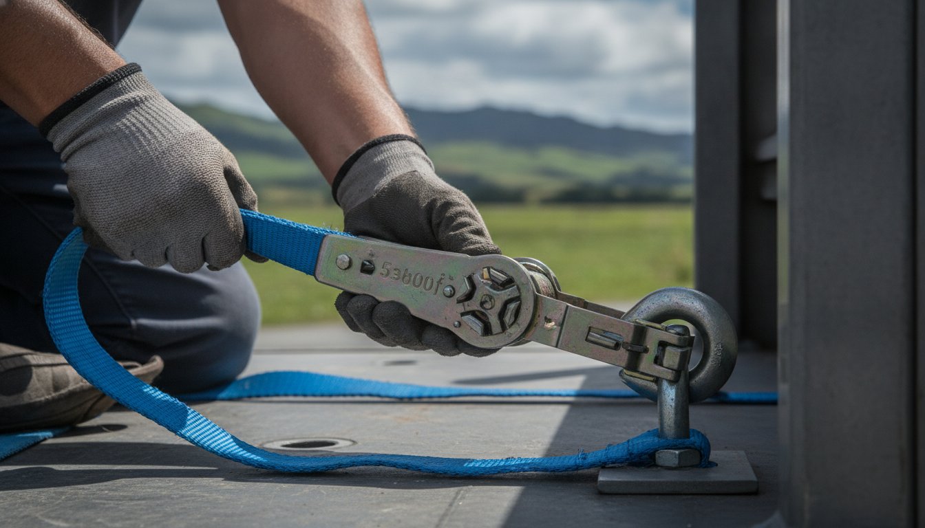 How to Use a Ratchet Tie Down with Hook and Keeper: A Professional Guide