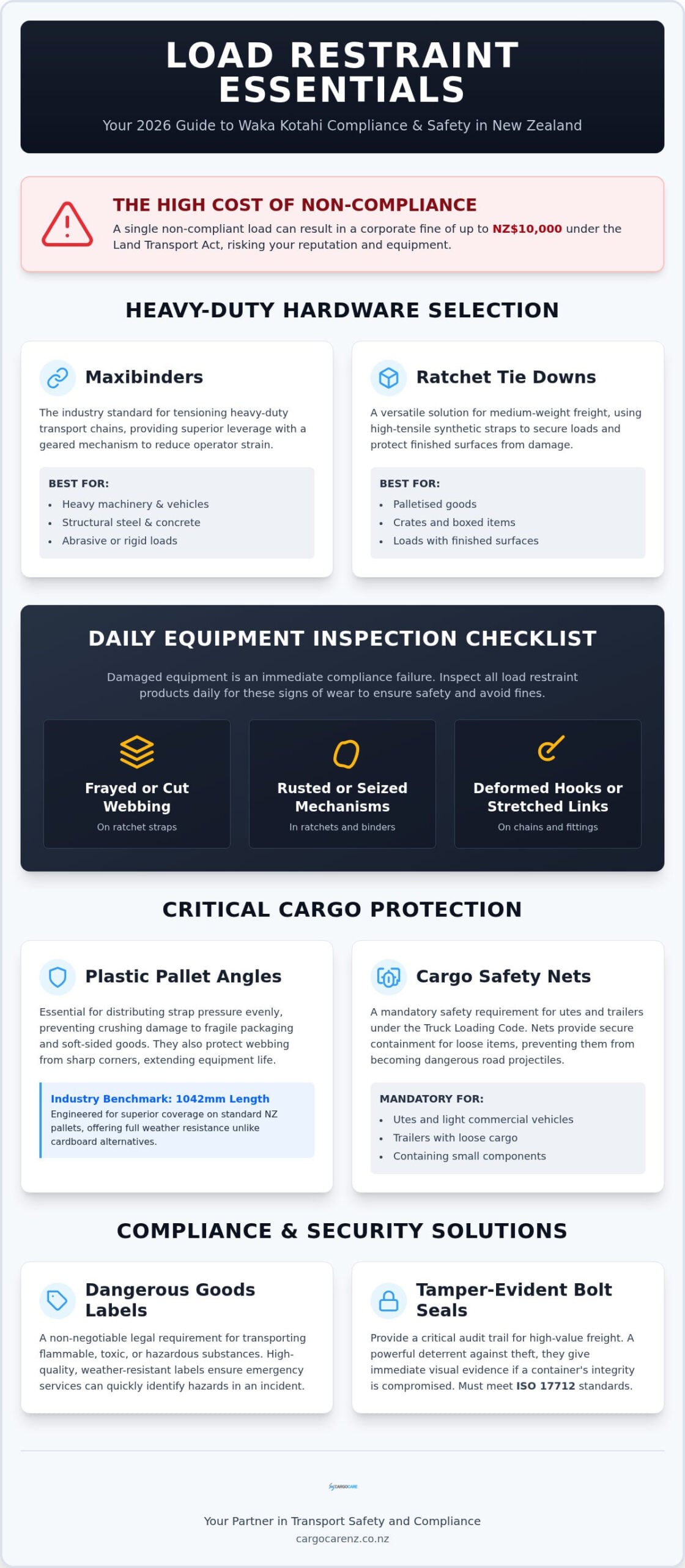 Top Load Restraint Products NZ: The 2026 Professional Roundup