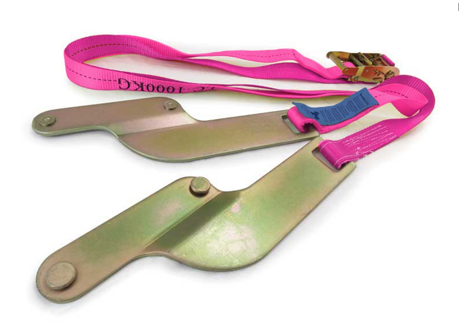 F Track Ratchet Tie-Down Pink